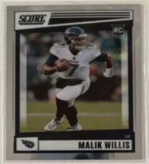 Malik Willis #SP-305 Football Cards 2022 Panini Chronicles Score Premium Rookies Prices