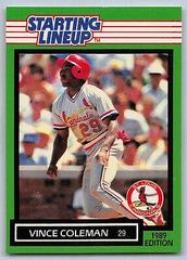 Vince Coleman Baseball Cards 1989 Kenner Starting Lineup Prices