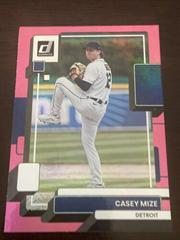 Casey Mize [Holo Pink] Baseball Cards 2022 Panini Donruss Prices