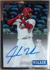 Jordan Walker #93PA-JWA Baseball Cards 2021 Bowman Heritage Chrome Prospect Autographs Prices