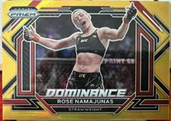 Rose Namajunas [Gold] #26 Ufc Cards 2023 Panini Prizm UFC Dominance Prices