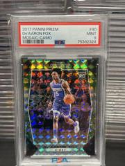 DE'Aaron Fox [Camo] #40 Basketball Cards 2017 Panini Prizm Mosaic Prices