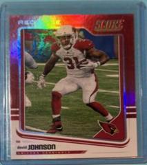 David Johnson [Red Zone] #2 Football Cards 2018 Score Prices