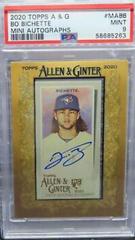 Bo Bichette [Black Frame] Baseball Cards 2020 Topps Allen & Ginter Mini Autographs Prices
