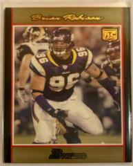 Brian Robison [Gold] #251 Football Cards 2007 Bowman Prices
