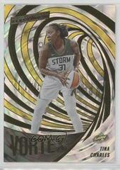Tina Charles [Fractal] #13 Basketball Cards 2022 Panini Revolution WNBA Vortex Prices