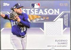 Eugenio Suarez Baseball Cards 2023 Topps Postseason Performance Relics Prices
