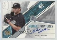 Josh Johnson [Autograph] #116 Baseball Cards 2006 Spx Prices