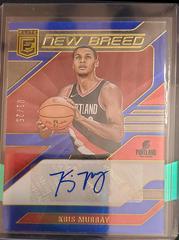 Kris Murray [Blue] #47 Basketball Cards 2023 Donruss Elite New Breed Autograph Prices