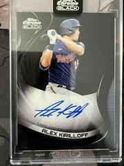 Alex Kirilloff Baseball Cards 2022 Topps Chrome Black Autographs Prices