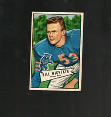 Bill Wightkin #96 Football Cards 1952 Bowman Small Prices