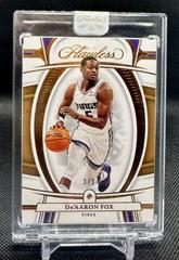 De'Aaron Fox [Bronze] Basketball Cards 2021 Panini Flawless Prices