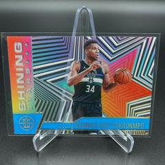 Giannis Antetokounmpo [Sapphire] #11 Basketball Cards 2020 Panini Illusions Shining Stars Prices