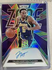 Talen Horton Tucker [Marble] #ITZ-THT Basketball Cards 2021 Panini Spectra In The Zone Autographs Prices