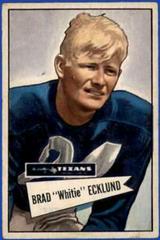 Brad Ecklund Football Cards 1952 Bowman Small Prices
