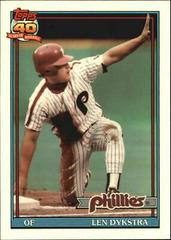 Len Dykstra Baseball Cards 1991 Topps Tiffany Prices