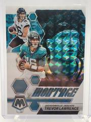 Trevor Lawrence [White] #M-13 Football Cards 2023 Panini Mosaic Montage Prices