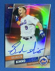 Brandon Nimmo [Red Wave Refractor] #FA-BN Baseball Cards 2019 Topps Finest Autographs Prices
