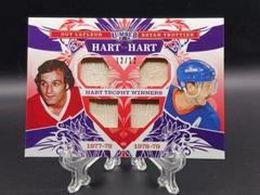 Guy Lafleur, Bryan Trottier [Platinum] #HH-03 Hockey Cards 2021 Leaf Lumber Hart to Hart Prices