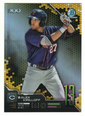 Alex Kirilloff [Gold Refractor] Baseball Cards 2019 Bowman Chrome Scouts' Top 100 Prices