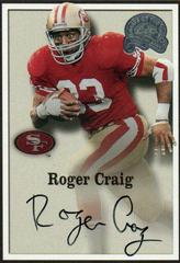 Roger Craig [Autograph] Football Cards 2000 Fleer Greats of the Game Autographs Prices