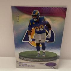 Aaron Donald [Purple] #FF-12 Football Cards 2023 Panini Certified Franchise Foundations Prices