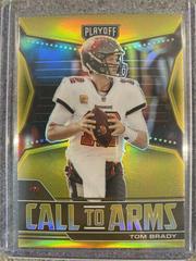 Tom Brady [Gold] #CA-TBR Football Cards 2021 Panini Playoff Call to Arms Prices