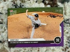 Gerrit Cole [Purple] #4 Baseball Cards 2020 Topps Now Prices