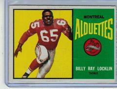 Billy Ray Locklin #44 Football Cards 1964 Topps CFL Prices