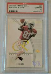Anquan Boldin #81 Football Cards 2003 Ultimate Collection Prices
