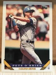 Pete O'Brien #125 Baseball Cards 1993 Topps Prices