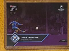 Jack Grealish [Purple] Soccer Cards 2021 Topps Now UEFA Champions League Prices