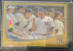 Mariano Rivera [Walking Gold Refractor] Baseball Cards 2013 Topps Chrome Prices