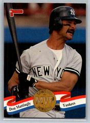 Don Mattingly Baseball Cards 1993 Panini Donruss Mvps Prices