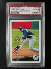 Evan Longoria #UH103 Baseball Cards 2009 Topps Updates & Highlights Prices