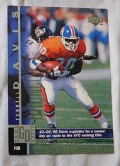 Terrell Davis [Game Dated Foil] Football Cards 1997 Upper Deck Prices