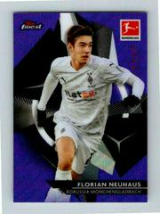 Florian Neuhaus [Purple Refractor] Soccer Cards 2020 Topps Finest Bundesliga Prices