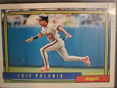 Luis Polonia #37 Baseball Cards 1992 Topps Prices