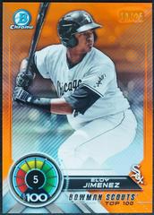 Eloy Jimenez [Orange Refractor] #BTP-5 Baseball Cards 2018 Bowman Scouts' Top 100 Prices