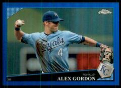 Alex Gordon [Blue Refractor] #40 Baseball Cards 2009 Topps Chrome Prices