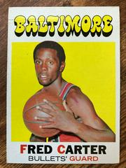 Fred Carter #14 Basketball Cards 1971 Topps Prices