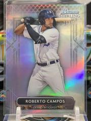 Roberto Campos [Refractor] #BSP-52 Baseball Cards 2022 Bowman Sterling Prices