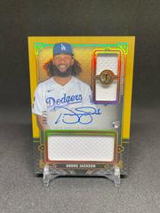 Andre Jackson [Gold] Baseball Cards 2022 Topps Triple Threads Rookie Autographs Prices