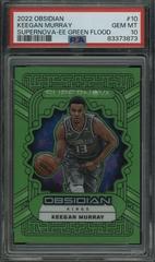 Keegan Murray [Green Flood] #10 Basketball Cards 2022 Panini Obsidian Supernova Prices