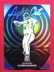 Corbin Burnes [Holo] Baseball Cards 2022 Panini Donruss Optic Lights Out Prices