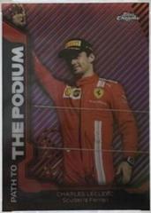 Charles Leclerc [Red] #PTP-CL Racing Cards 2021 Topps Chrome Formula 1 Path to the Podium Prices