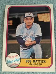 Bob Mattick #431 Baseball Cards 1981 Fleer Prices