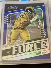 Aaron Donald [Spectrum Blue] Football Cards 2019 Panini Absolute Gridiron Force Prices