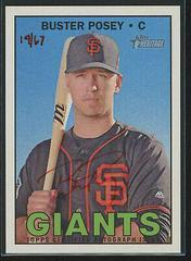 Buster Posey [Red Ink] Baseball Cards 2016 Topps Heritage Real One Autographs Prices