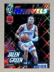 Jalen Green [Diamond] #9 Basketball Cards 2022 Panini Donruss Net Marvels Prices